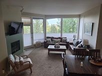 View of living/dining room