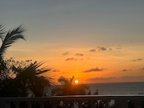 Sunset view from main house