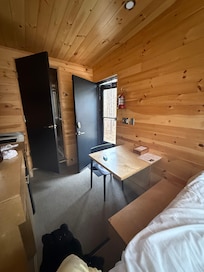 Walk thru , kitchen , and bathroom area