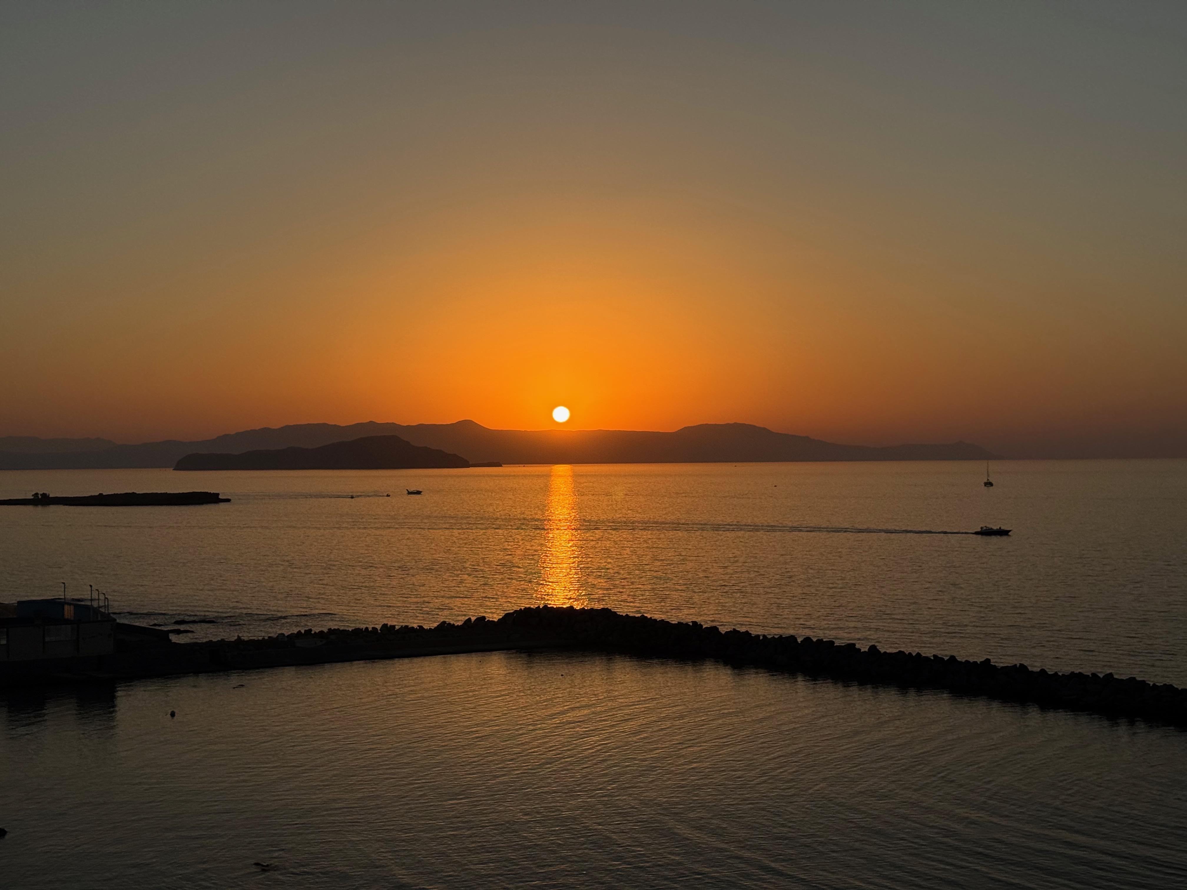 Sunset from our balcony