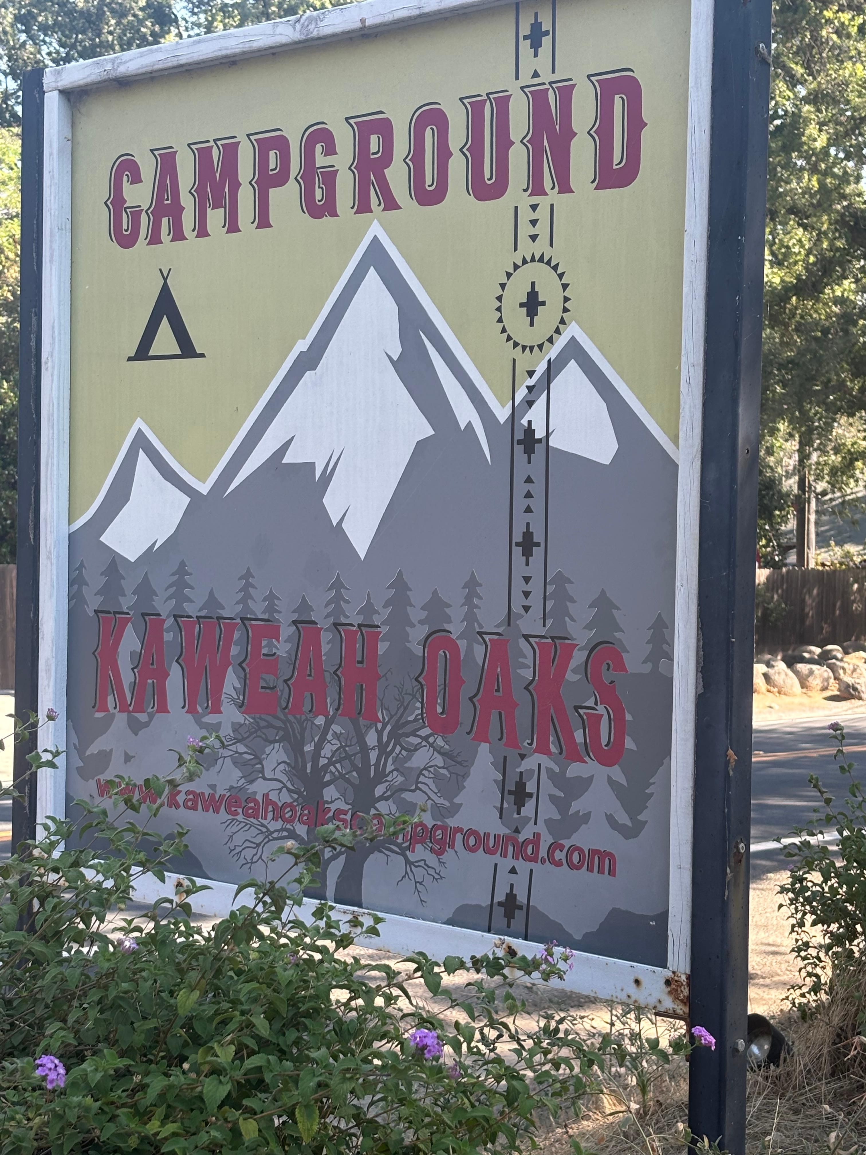camp ground sign