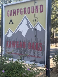 camp ground sign