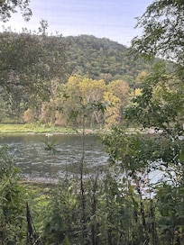 Beautiful view of the lake from the porch