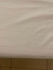Hair in the bed