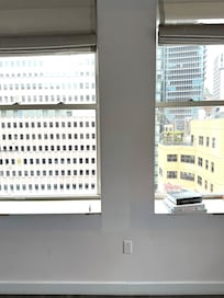 Condition of window ledge and wall