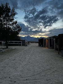 Sunset from the yard.