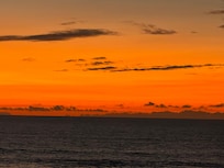 Sunset from the balcony.