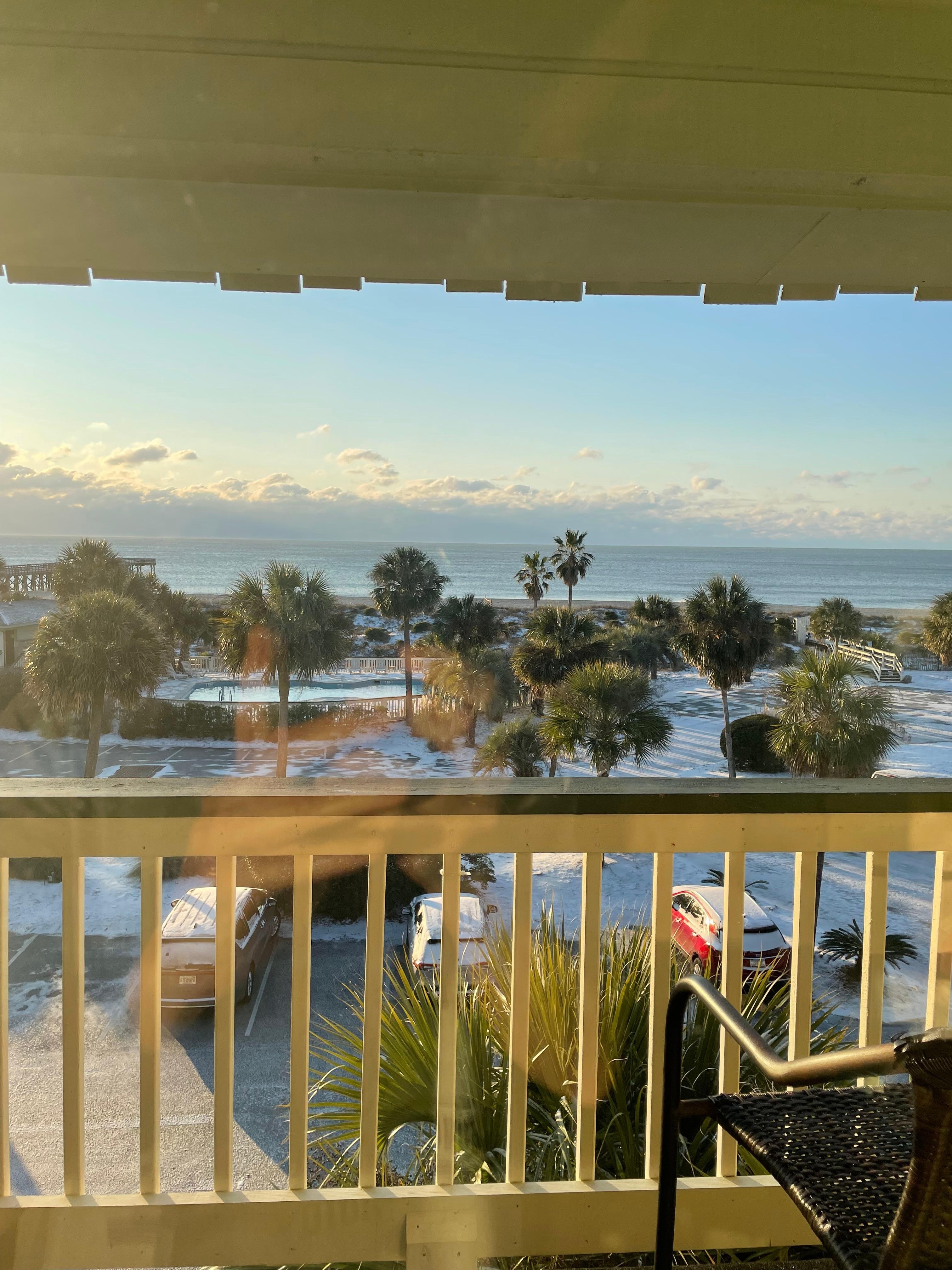 And the snow didn’t last lobg