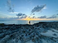 Sunset from the sea wall