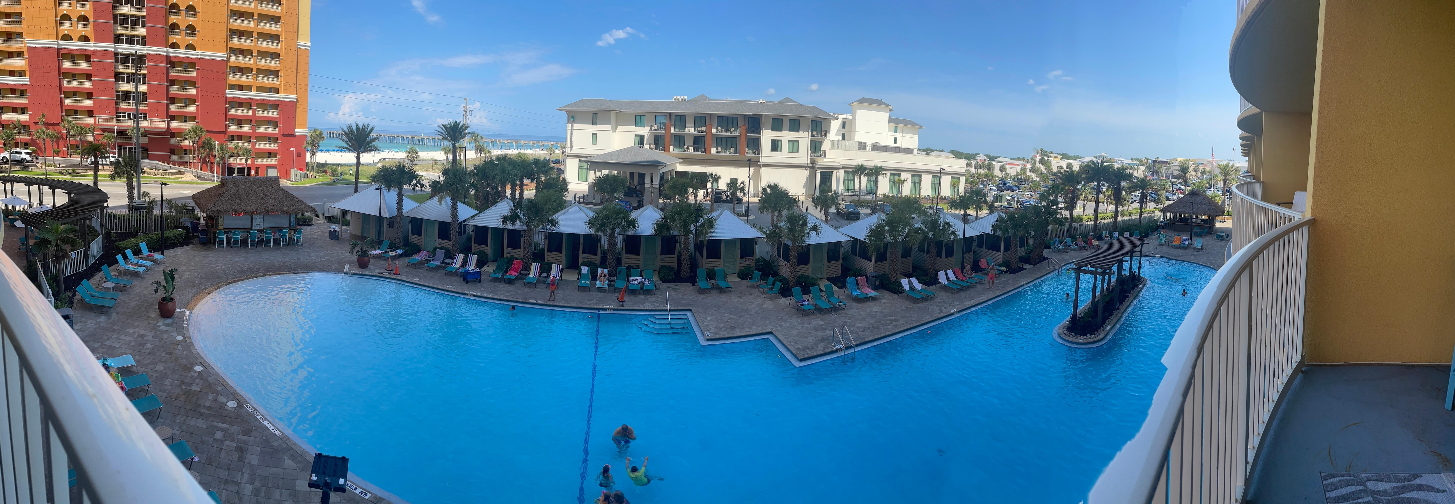 Panoramic of the Pool