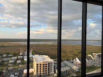 What a view when you come off of the elevator