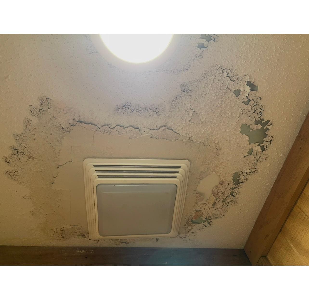 Stained and pain peeling