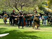 Song and dance performed by the wonderful people who worked at the Outrigger