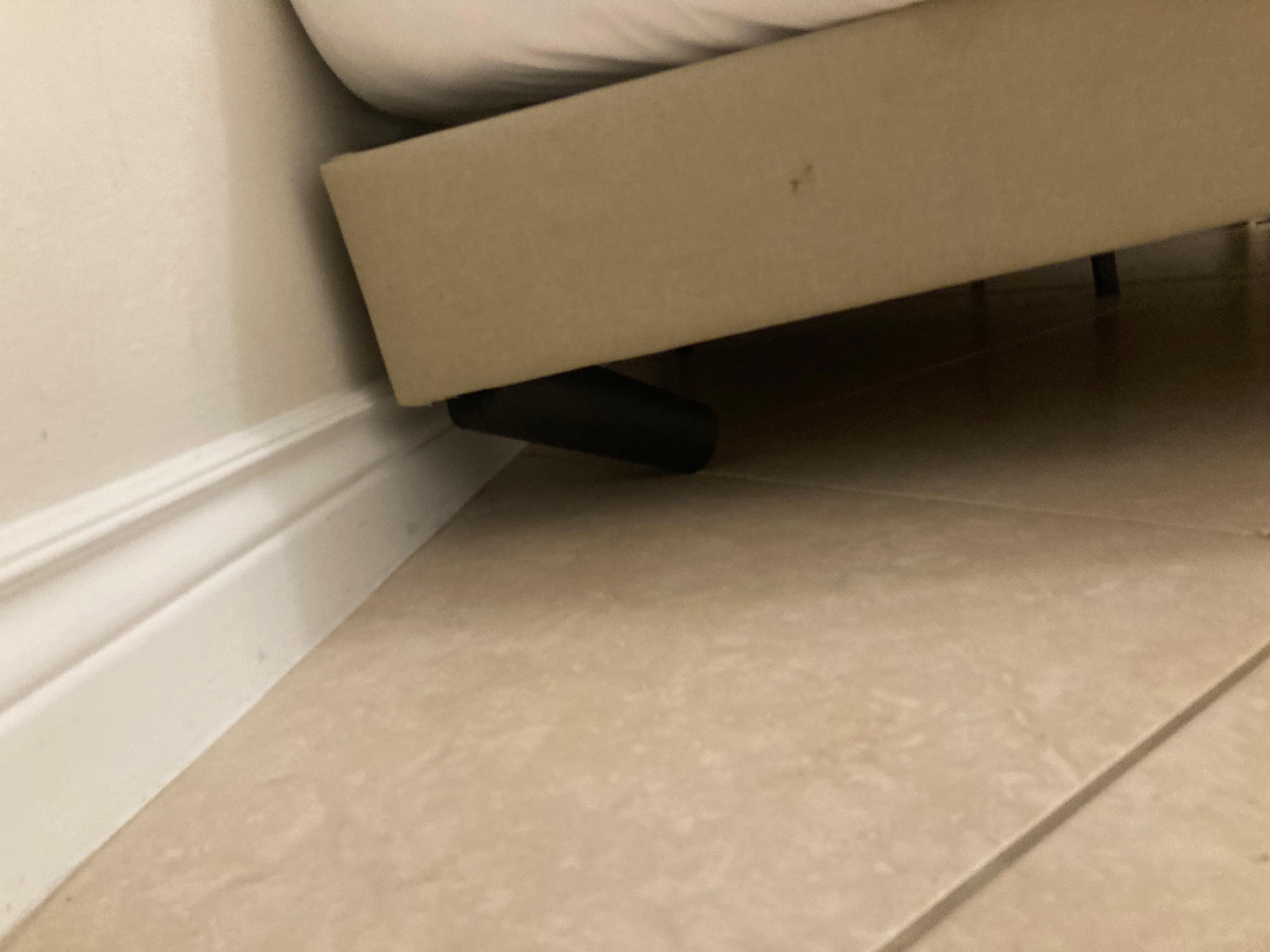 Broken bed leg