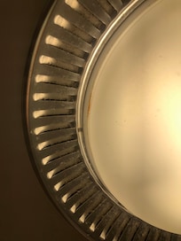 Dusty bathroom light
