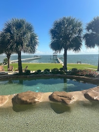 Beautiful backyard view