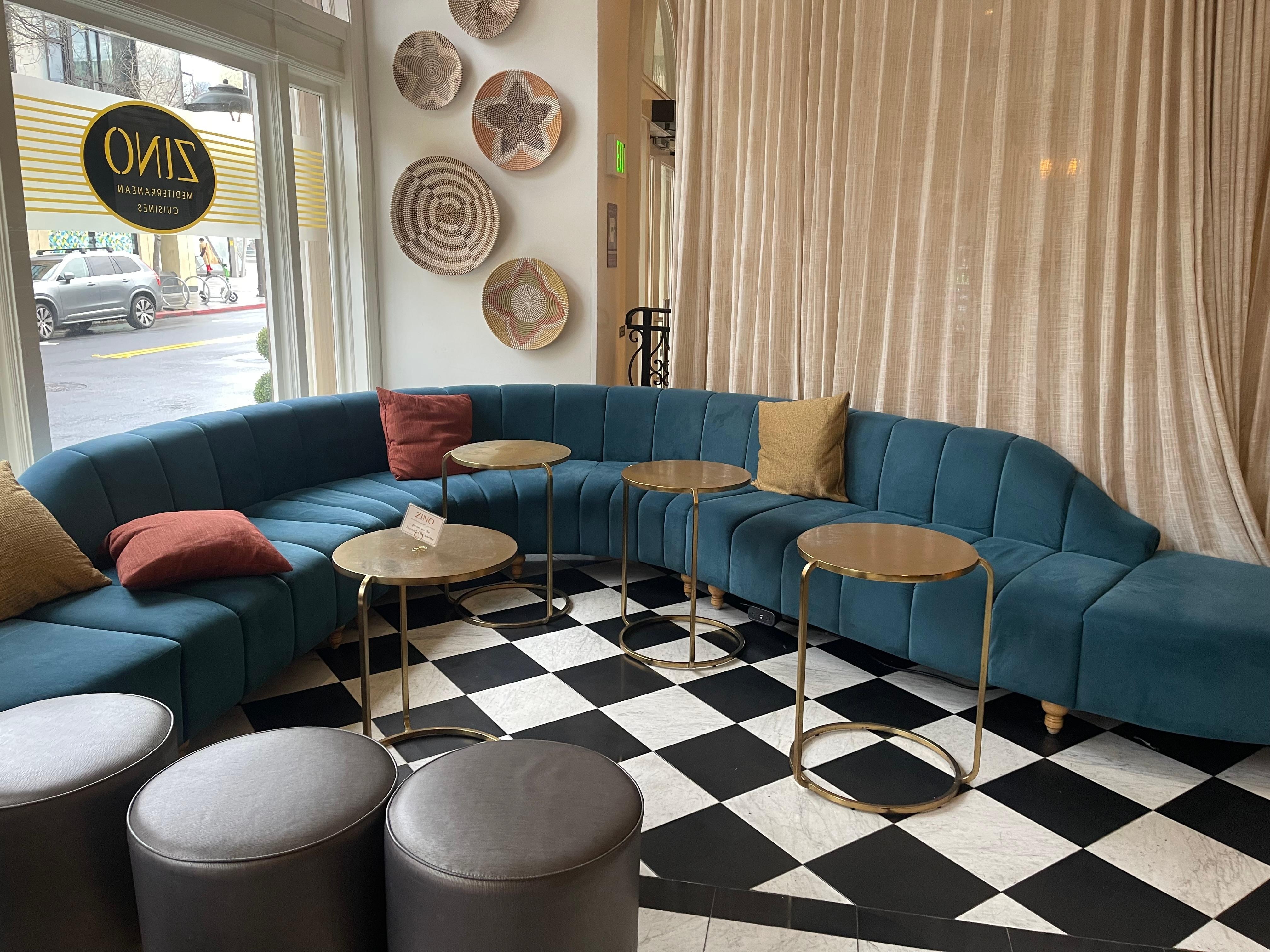 The lobby of Hotel Shattuck Plaza