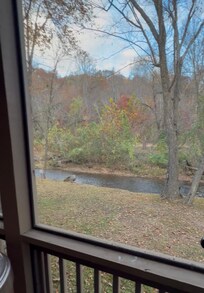 View from lower balcony