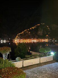 View at night from terrace