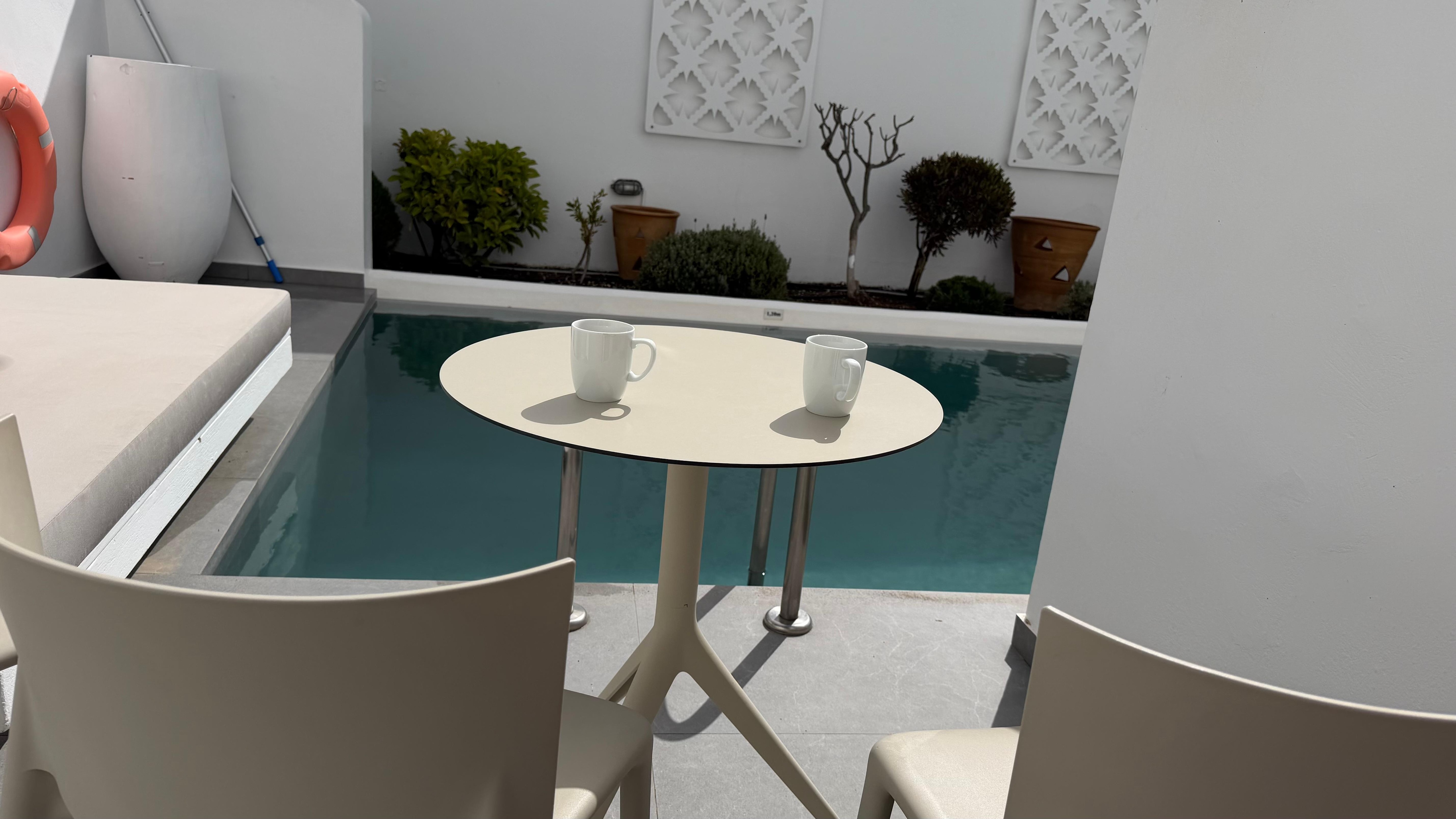 Our patio and pool view