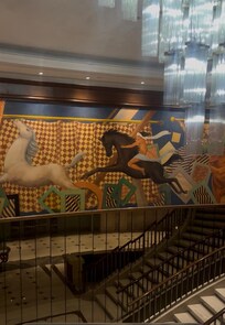 Beautiful mural with history and culture