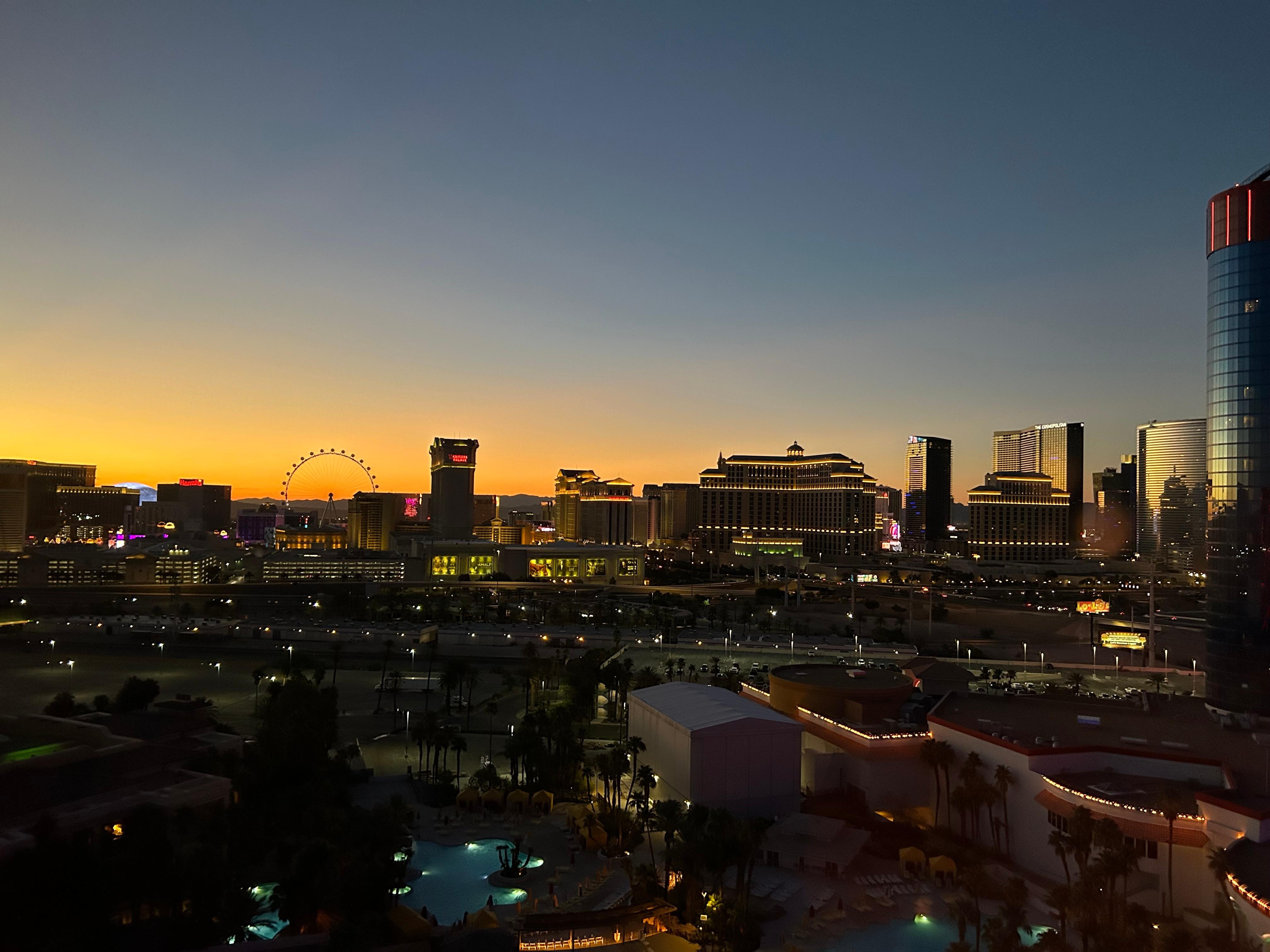Morning sunrise from my 17th floor view.