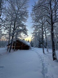 The property. Like stepping into a Christmas card.