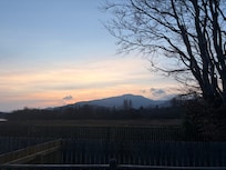 Sunset sat on the chairs outside