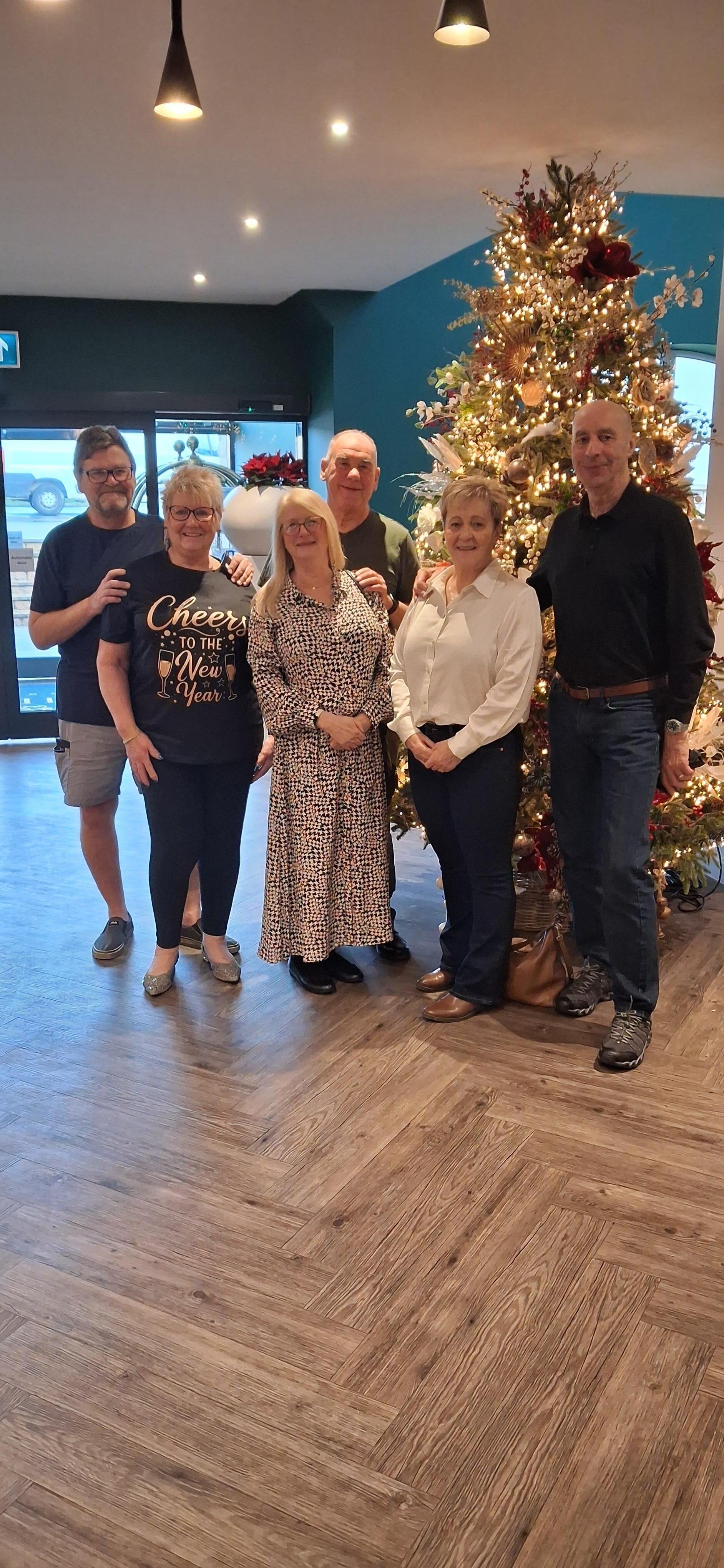 New Year's Day with friends 