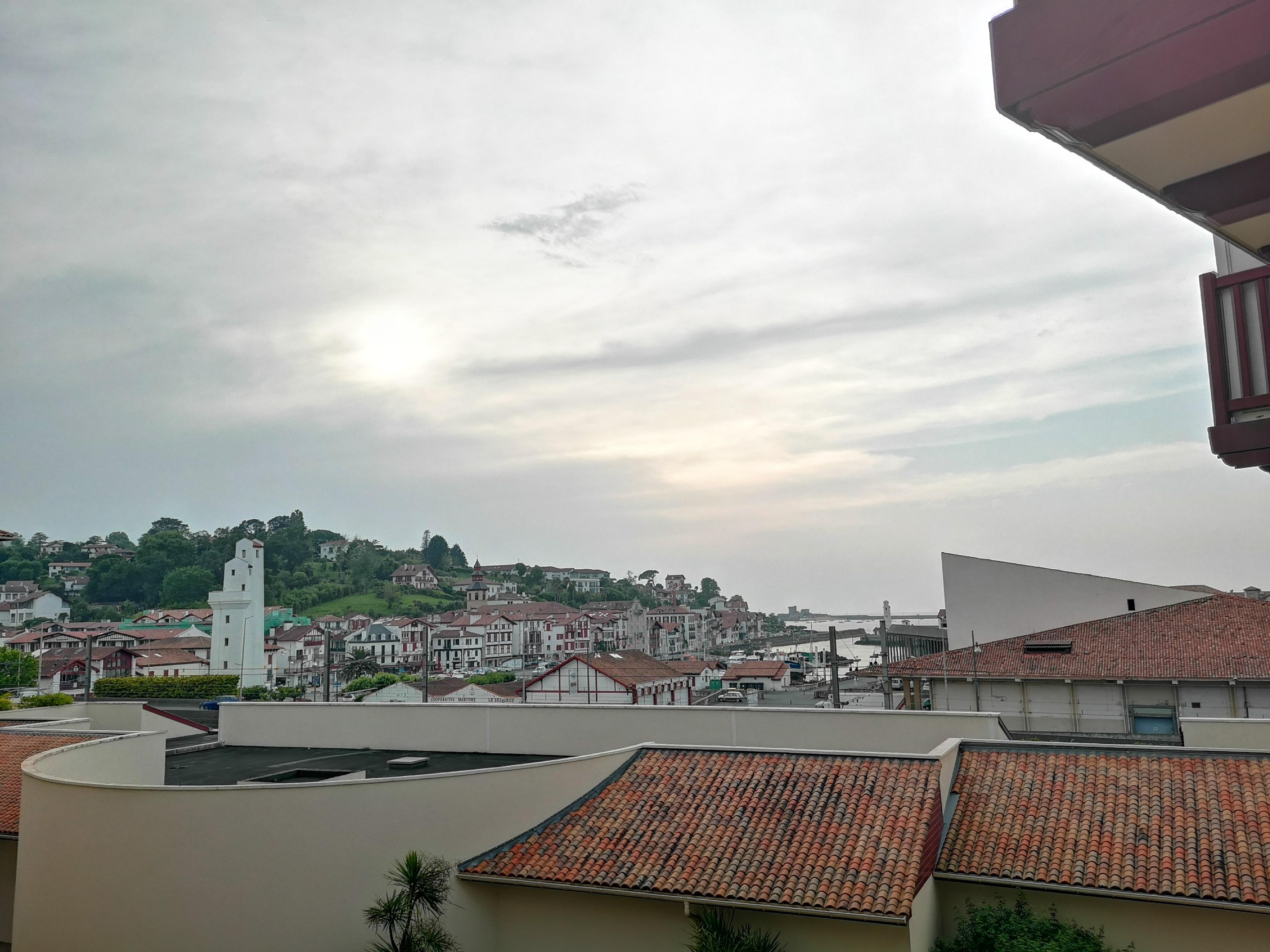 La vue de la terrasse 