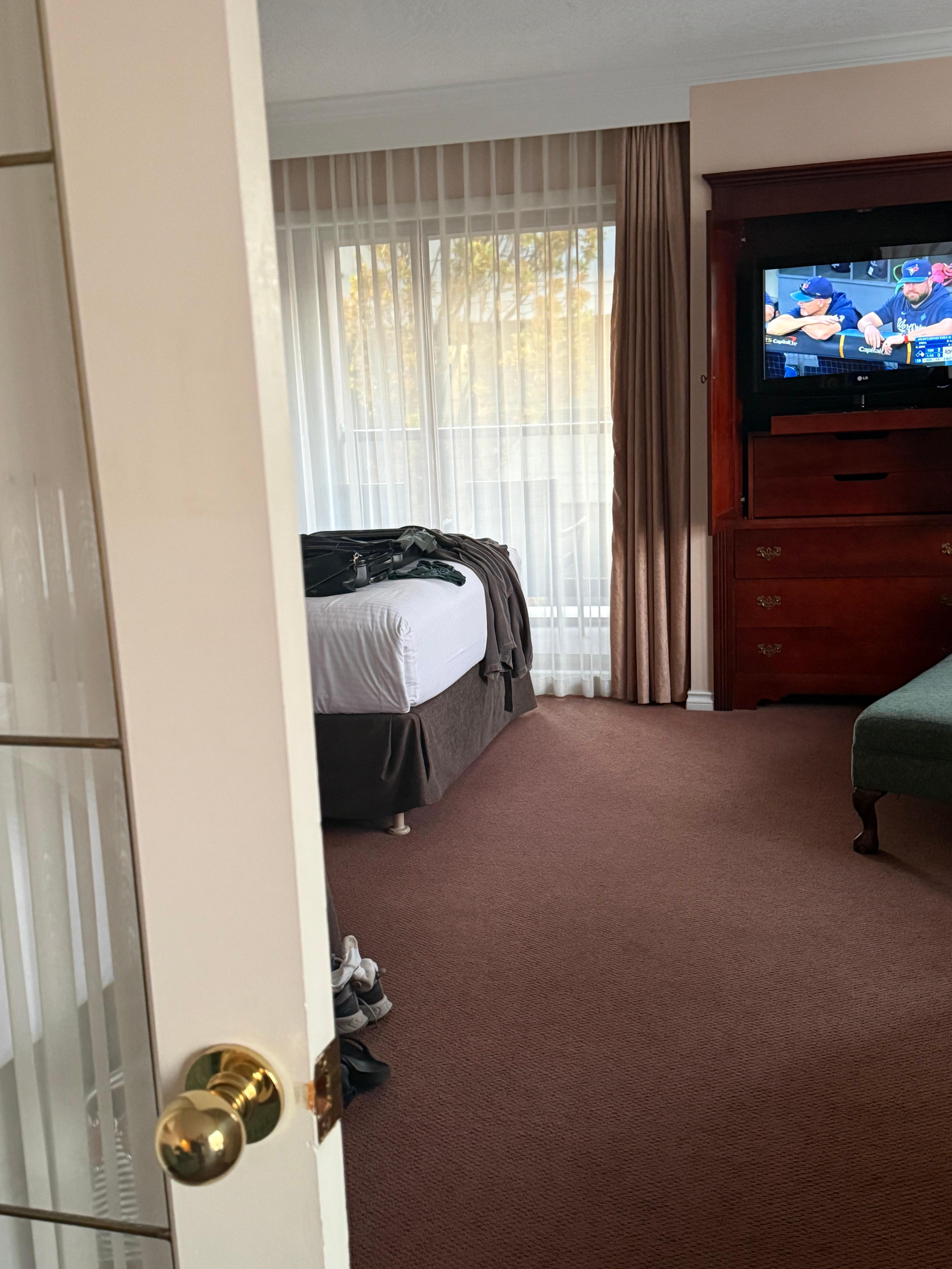 Bedroom from living room 