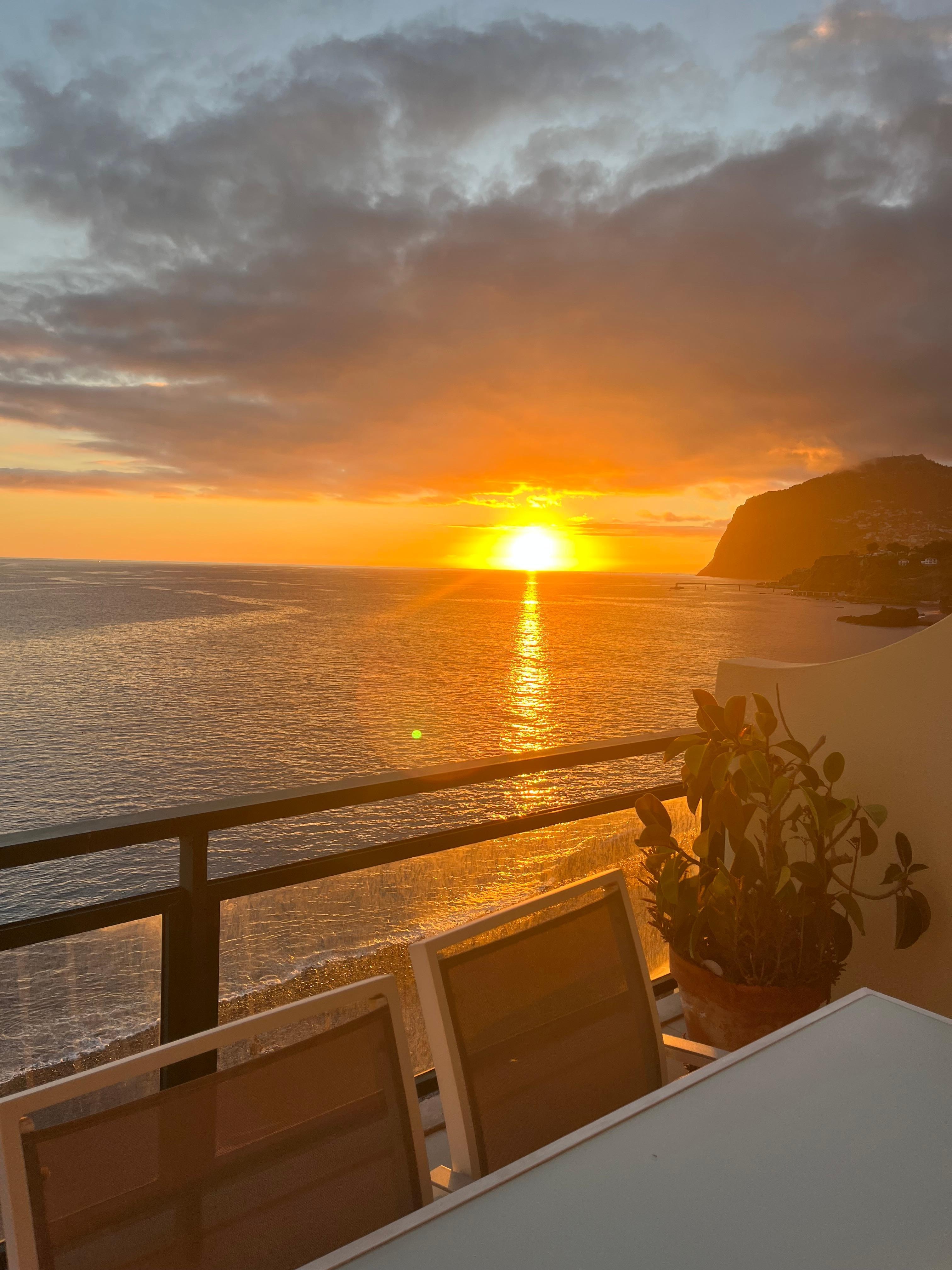 Sunset from balcony