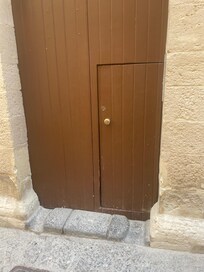 Street entrance door