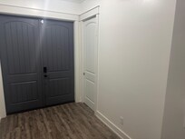Furniture/art missing from listing photo