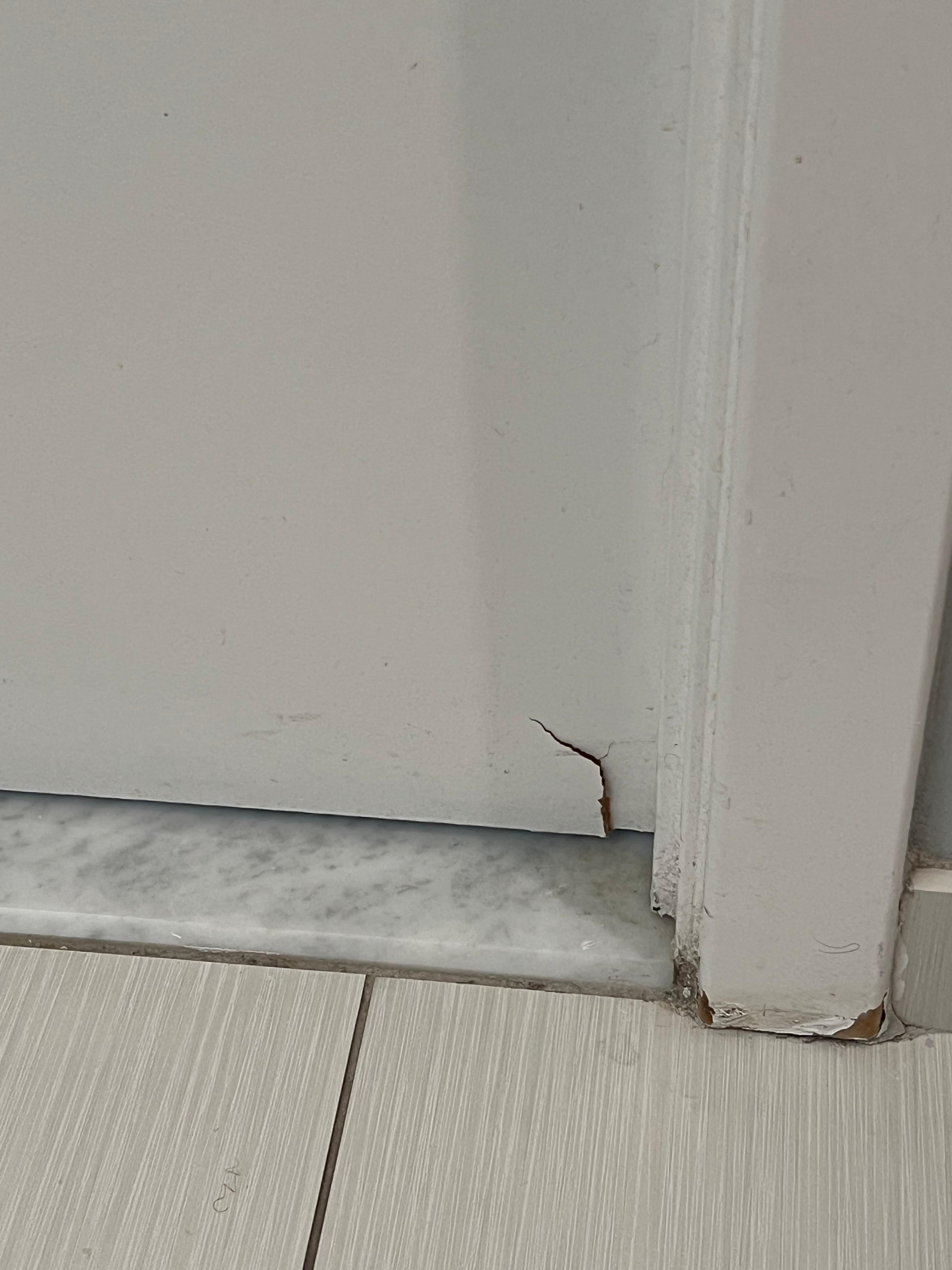 Broken door