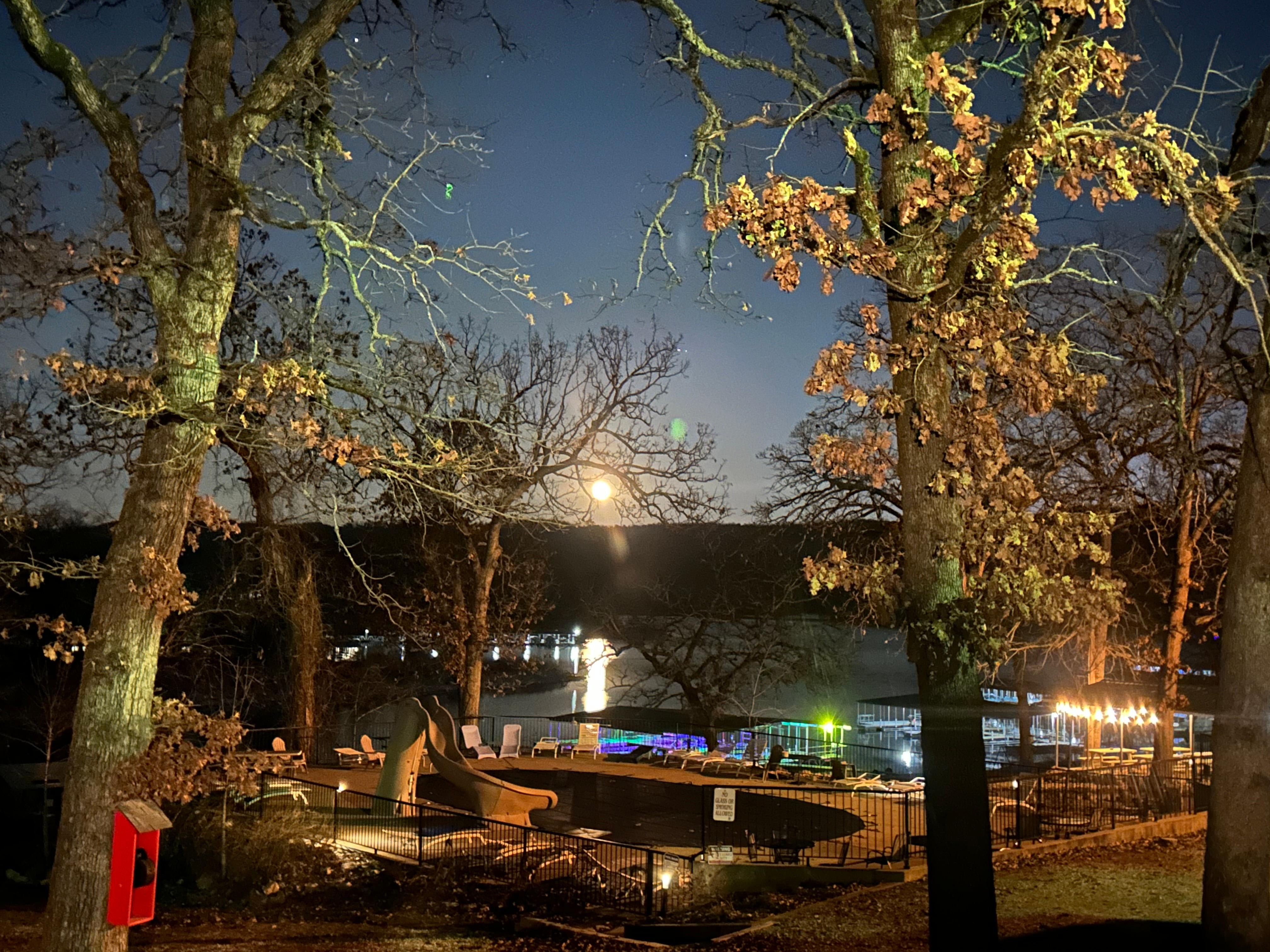 Night view from Cabin 3