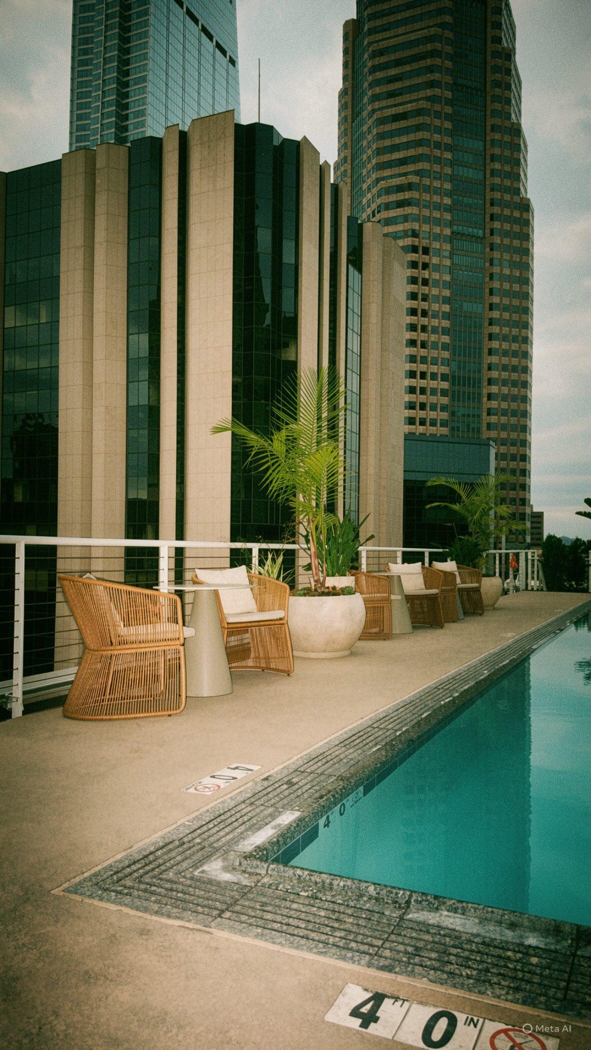 Pool side