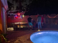 Amazing corner table with lights