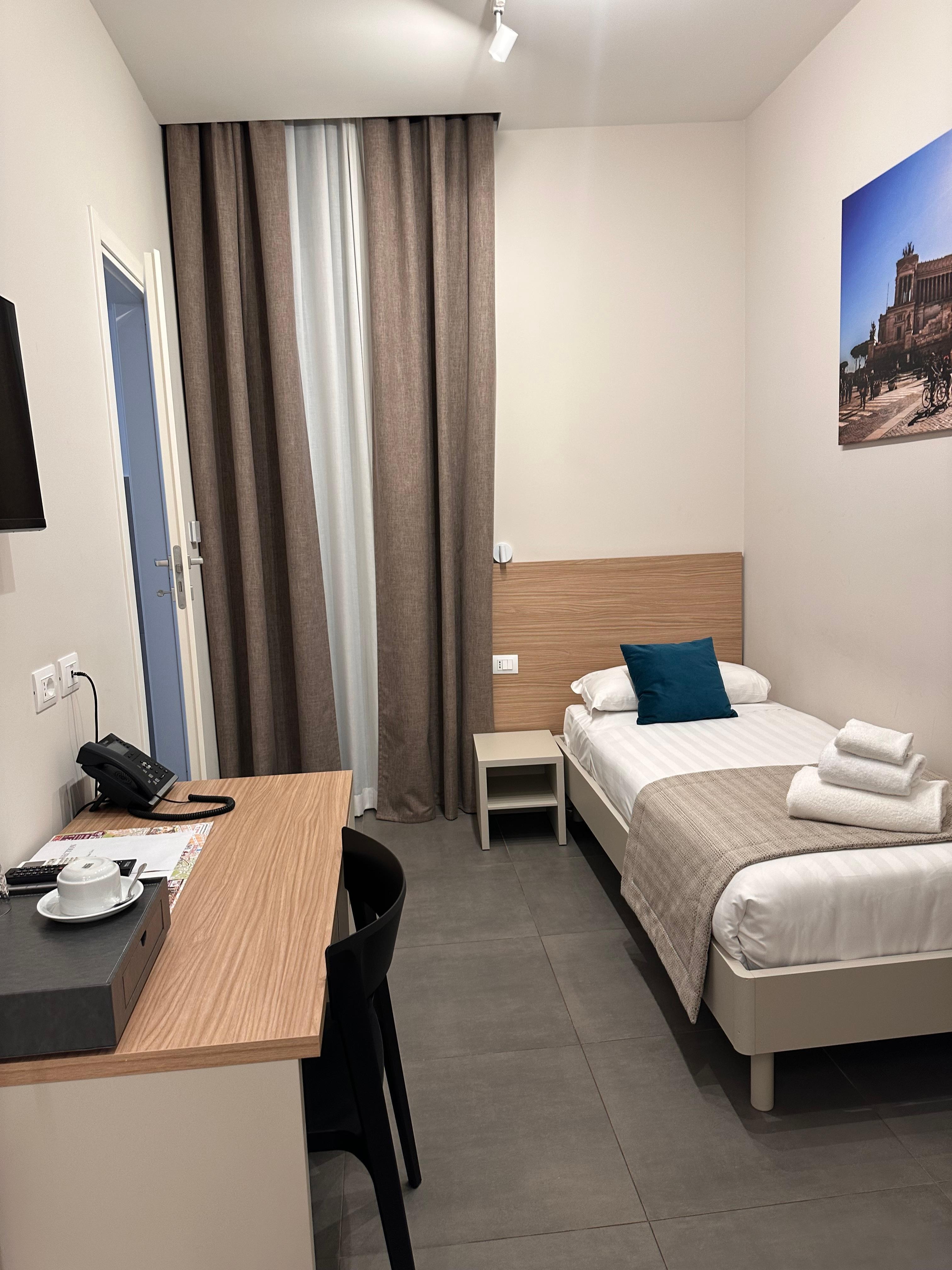 Room is way more spacious than it looks ... 