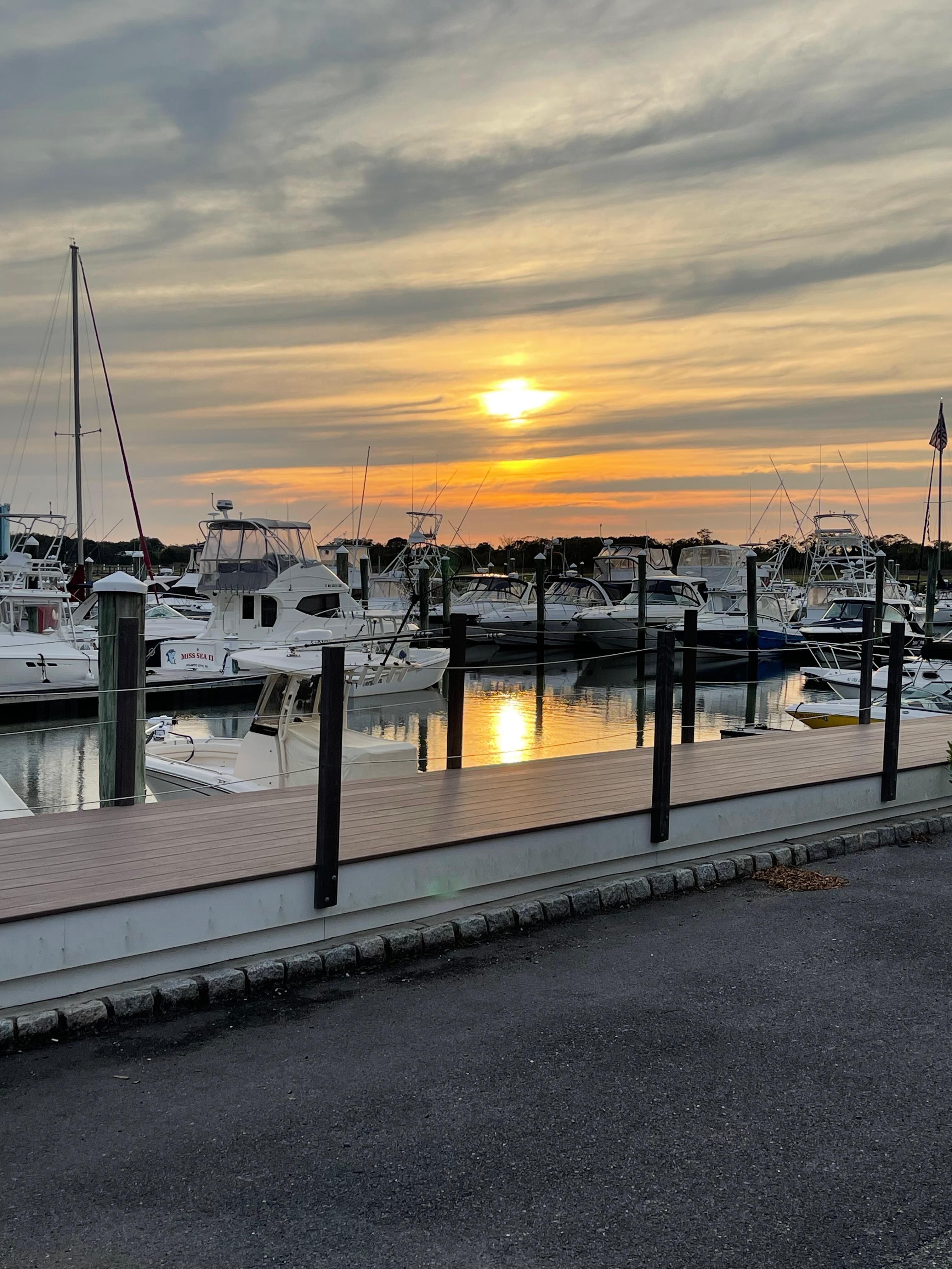Marina sunset