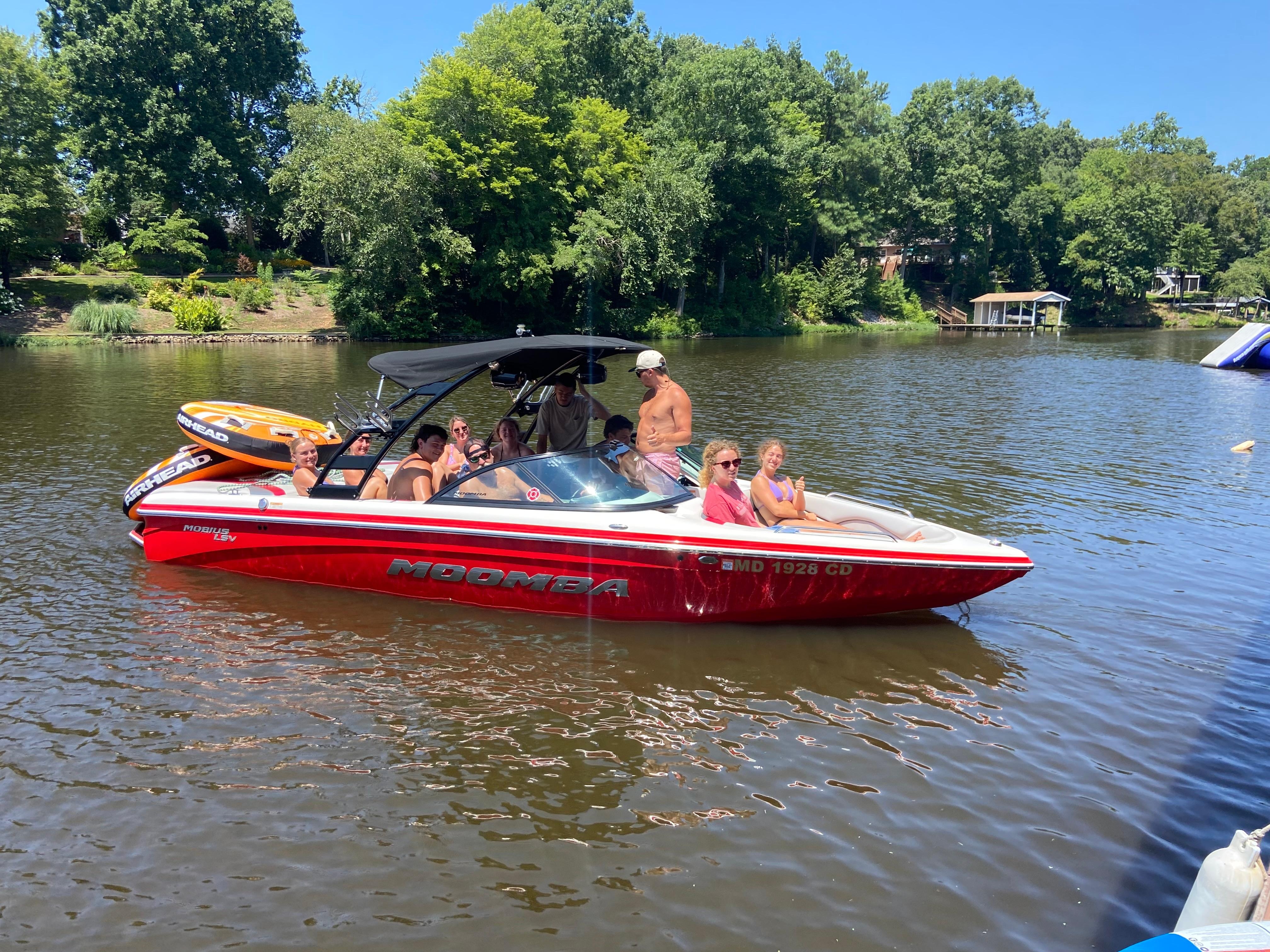 Boat ease in and out with dock set up! 