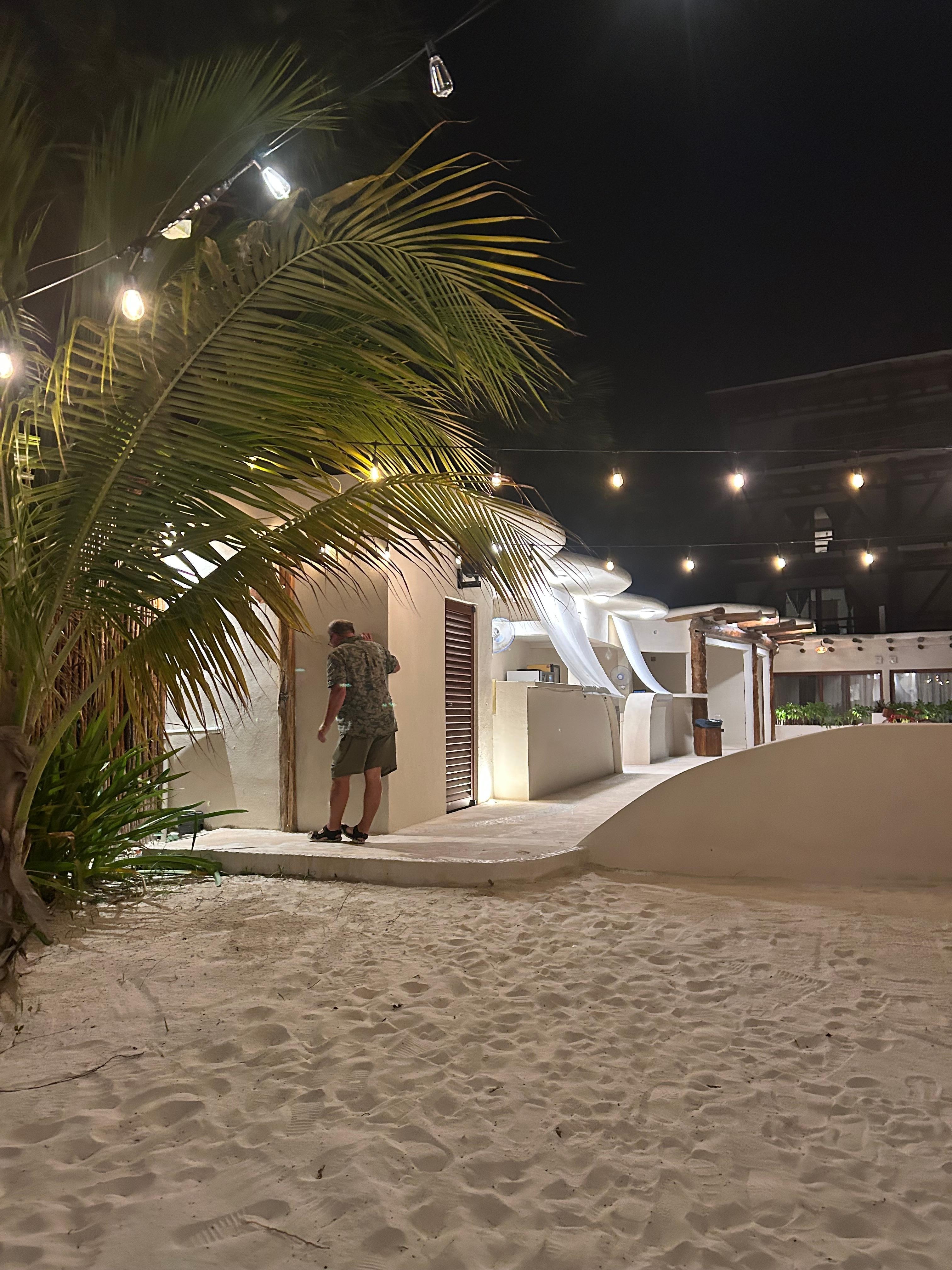 Evening view, after the walk on the beach