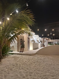 Evening view, after the walk on the beach