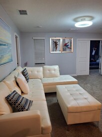 The loft upstairs was a nice spot.