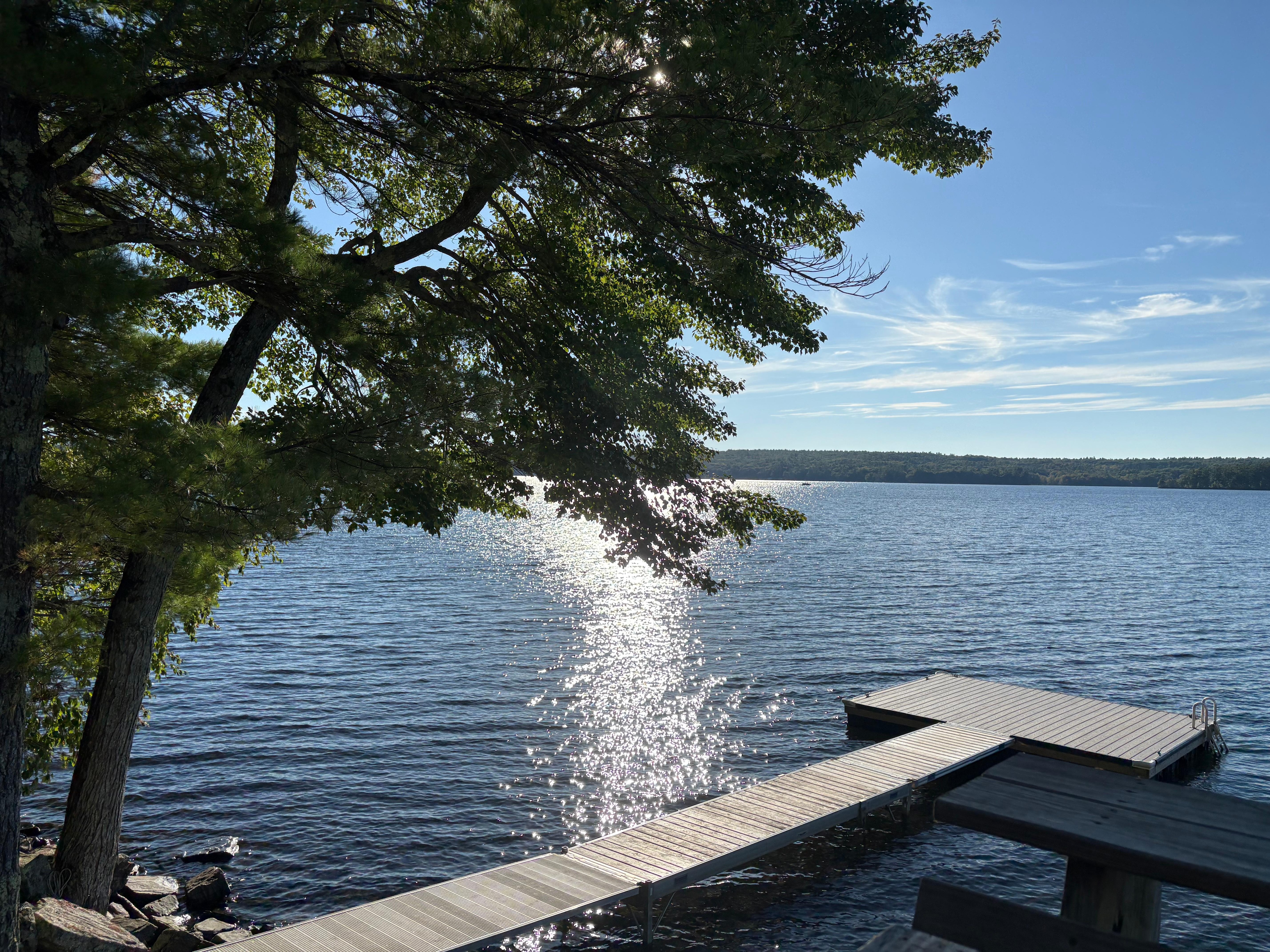 Peaceful day on the lake 