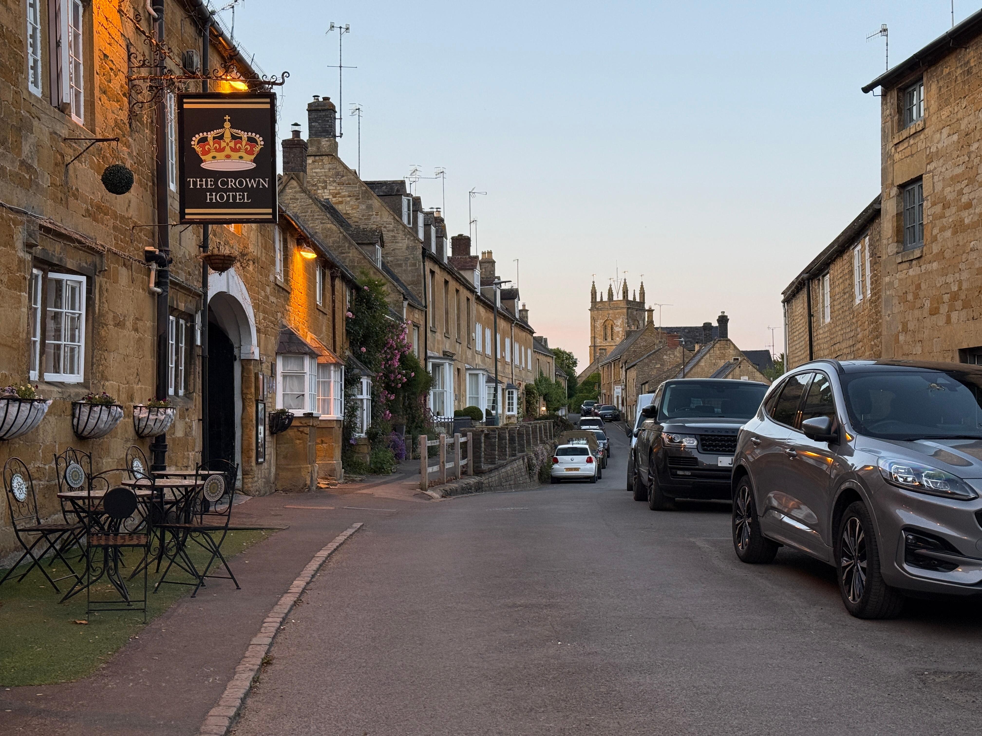 quiet Cotswold village