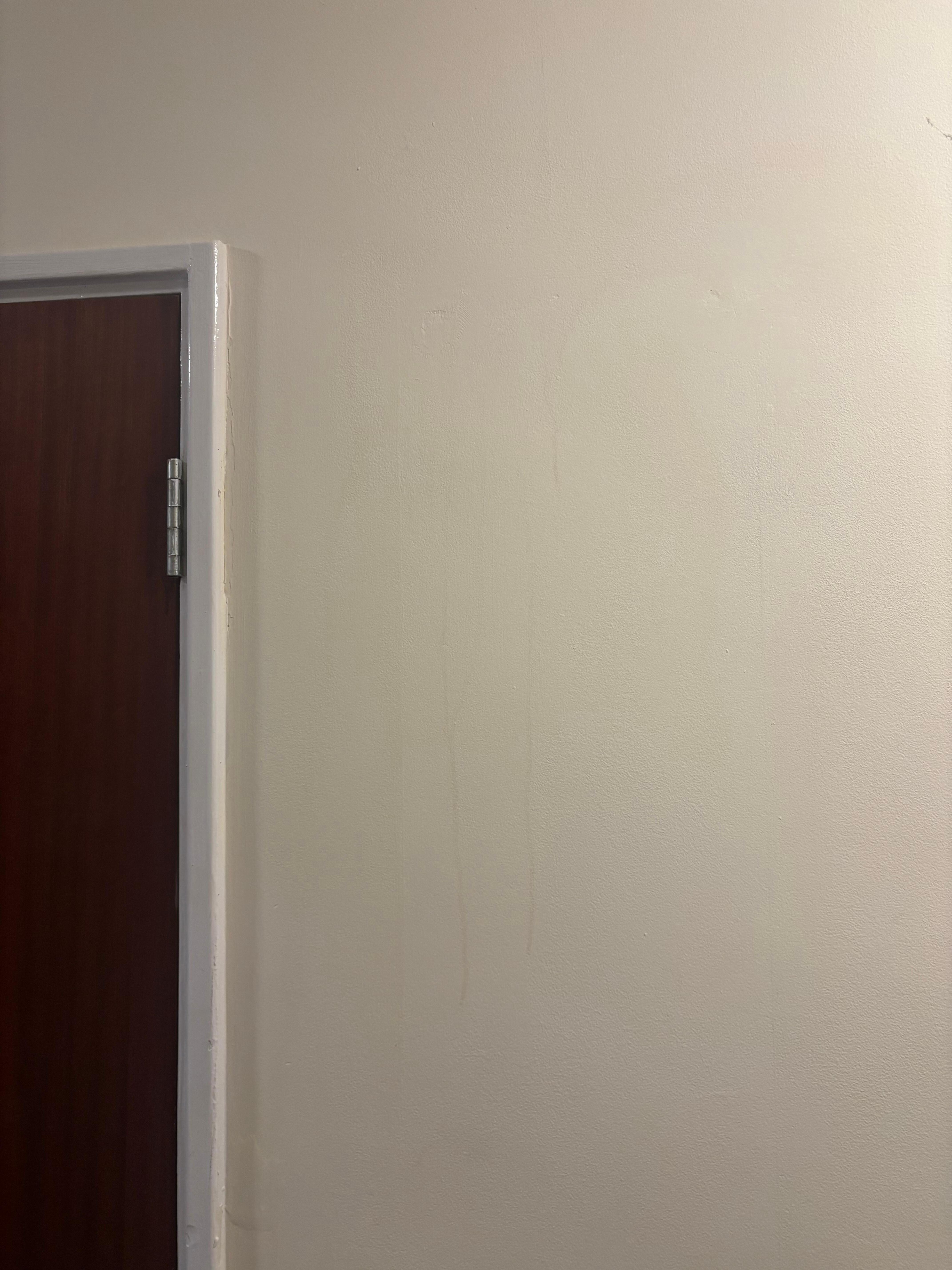Random marks on wall