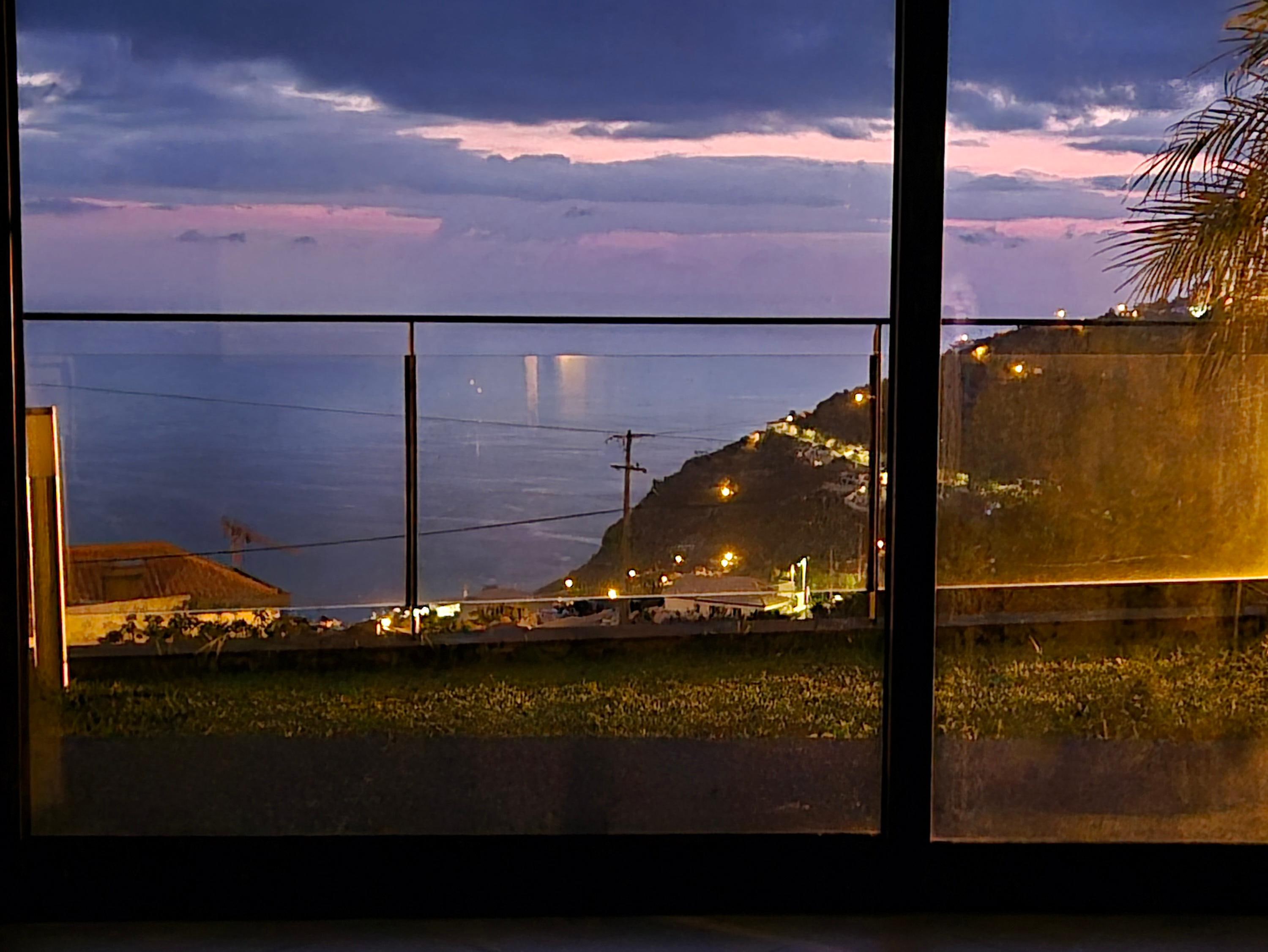 Blick aus dem Wohnzimmer 