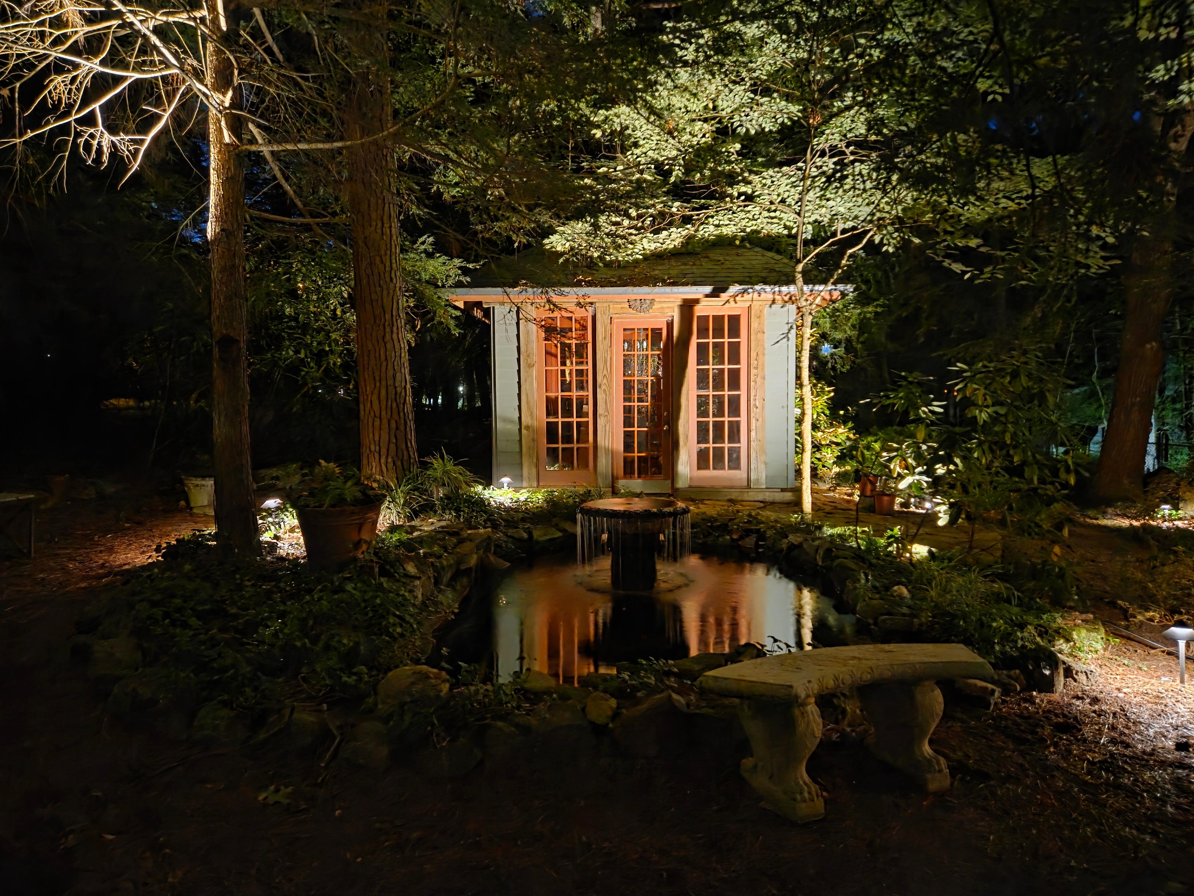 Tea House & fountain