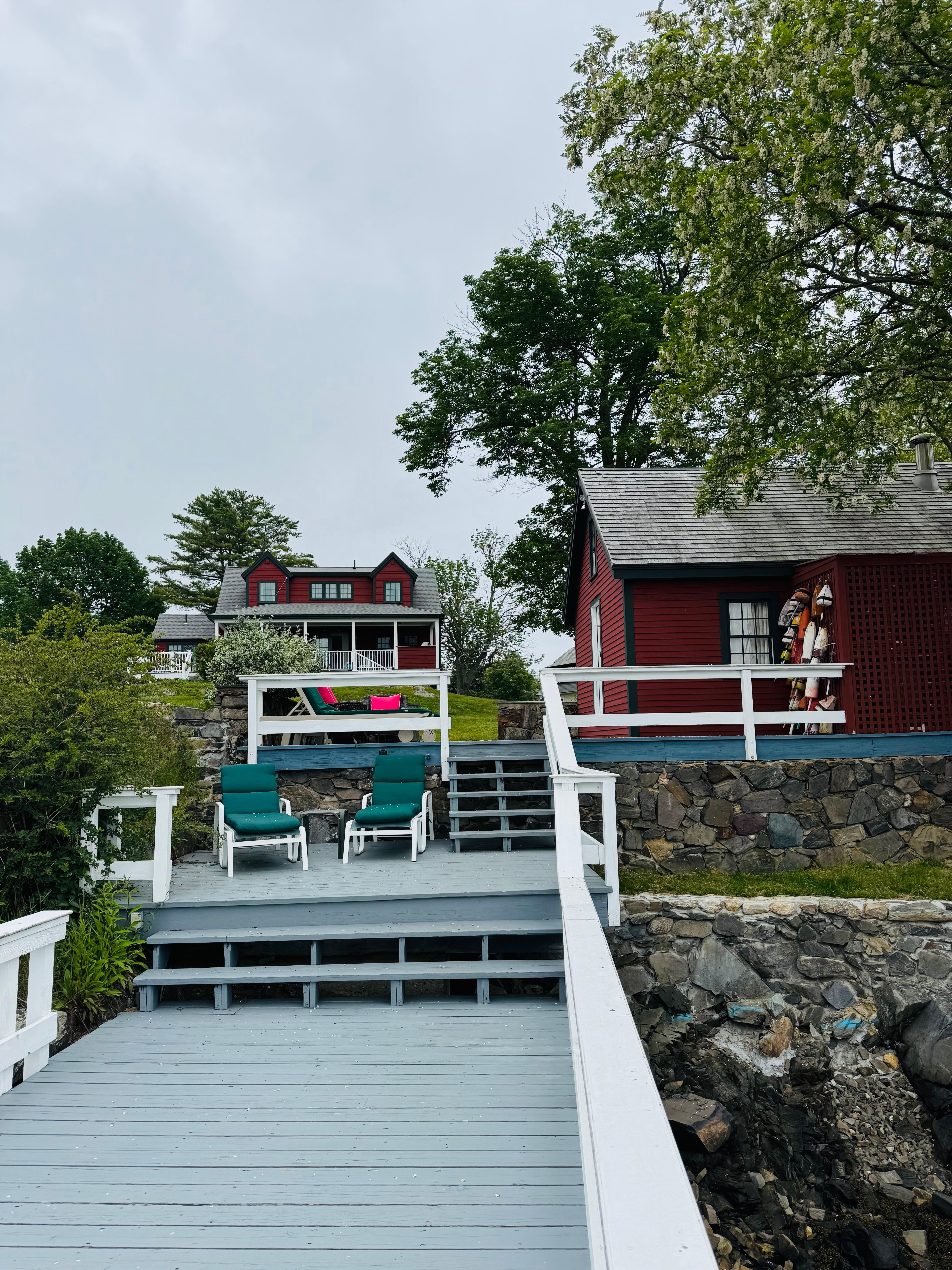 From Dock looking back to main house. 